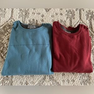 Super comfy Blue and Red crewneck Sweatshirts/set